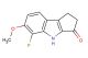 5-fluoro-6-methoxy-1,4-dihydrocyclopenta[b]indol-3(2H)-one
