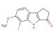 5-iodo-6-methoxy-1,4-dihydrocyclopenta[b]indol-3(2H)-one