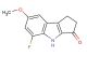 5-fluoro-7-methoxy-1,4-dihydrocyclopenta[b]indol-3(2H)-one