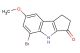 5-bromo-7-methoxy-1,4-dihydrocyclopenta[b]indol-3(2H)-one