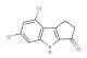 6,8-dichloro-1,4-dihydrocyclopenta[b]indol-3(2H)-one