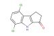 5,8-dichloro-1,4-dihydrocyclopenta[b]indol-3(2H)-one