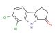 5,6-dichloro-1,4-dihydrocyclopenta[b]indol-3(2H)-one