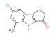 7-chloro-5-methyl-1,4-dihydrocyclopenta[b]indol-3(2H)-one