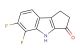 5,6-difluoro-1,4-dihydrocyclopenta[b]indol-3(2H)-one