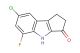 7-chloro-5-fluoro-1,4-dihydrocyclopenta[b]indol-3(2H)-one