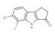 6-chloro-5-fluoro-1,4-dihydrocyclopenta[b]indol-3(2H)-one