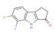 6-fluoro-5-iodo-1,4-dihydrocyclopenta[b]indol-3(2H)-one
