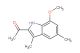 1-(7-methoxy-3,5-dimethyl-1H-indol-2-yl)ethan-1-one
