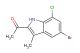 1-(5-bromo-7-chloro-3-methyl-1H-indol-2-yl)ethan-1-one