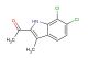 1-(6,7-dichloro-3-methyl-1H-indol-2-yl)ethan-1-one