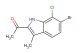 1-(6-bromo-7-chloro-3-methyl-1H-indol-2-yl)ethan-1-one