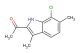 1-(7-chloro-3,6-dimethyl-1H-indol-2-yl)ethan-1-one
