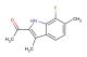 1-(7-fluoro-3,6-dimethyl-1H-indol-2-yl)ethan-1-one