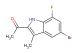 1-(5-bromo-7-fluoro-3-methyl-1H-indol-2-yl)ethan-1-one