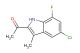 1-(5-chloro-7-fluoro-3-methyl-1H-indol-2-yl)ethan-1-one