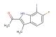 1-(6-fluoro-7-iodo-3-methyl-1H-indol-2-yl)ethan-1-one