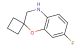 7-fluoro-3,4-dihydrospiro[benzo[b][1,4]oxazine-2,1'-cyclobutane]