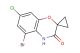 5-bromo-7-chlorospiro[benzo[b][1,4]oxazine-2,1'-cyclopropan]-3(4H)-one