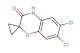 6,7-dichlorospiro[benzo[b][1,4]oxazine-2,1'-cyclopropan]-3(4H)-one