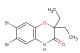 6,7-dibromo-2,2-diethyl-2H-benzo[b][1,4]oxazin-3(4H)-one