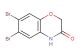 6,7-dibromo-2H-benzo[b][1,4]oxazin-3(4H)-one