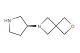 (S)-6-(pyrrolidin-3-yl)-2-oxa-6-azaspiro[3.3]heptane