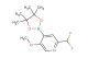 2-(difluoromethyl)-5-methoxy-4-(4,4,5,5-tetramethyl-1,3,2-dioxaborolan-2-yl)pyridine