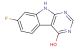 7-fluoro-9H-pyrimido[4,5-b]indol-4-ol