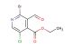 Ethyl 2-bromo-5-chloro-3-formylisonicotinate