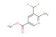 methyl 5-(difluoromethyl)-6-methylnicotinate