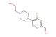 3-fluoro-4-(4-(2-hydroxyethyl)piperazin-1-yl)benzaldehyde