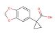 benzo[1,3]dioxol-5-yl-cyclopropanecarboxylic acid