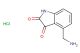 4-(aminomethyl)indoline-2,3-dione hydrochloride