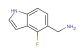 (4-fluoro-1H-indol-5-yl)methanamine