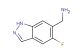 (5-fluoro-1H-indazol-6-yl)methanamine