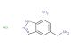 5-(aminomethyl)-1H-indazol-7-amine hydrochloride