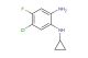 5-chloro-N1-cyclopropyl-4-fluorobenzene-1,2-diamine