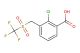 2-chloro-3-(((trifluoromethyl)sulfonyl)methyl)benzoic acid