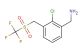 (2-chloro-3-(((trifluoromethyl)sulfonyl)methyl)phenyl)methanamine