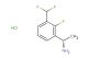 (S)-1-(3-(difluoromethyl)-2-fluorophenyl)ethan-1-amine hydrochloride