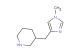 3-((1-Methyl-1H-imidazol-4-yl)methyl)piperidine