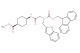 methyl (1s,4s)-4-(2-(((1H-indol-2-yl)methyl)(((9H-fluoren-9-yl)methoxy)carbonyl)amino)acetamido)cyclohexane-1-carboxylate