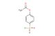 4-(chlorosulfonyl)phenyl acetate