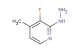 3-fluoro-2-hydrazinyl-4-methylpyridine