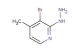 3-bromo-2-hydrazinyl-4-methylpyridine
