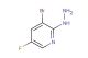 3-bromo-5-fluoro-2-hydrazinylpyridine