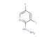 5-fluoro-2-hydrazinyl-3-iodopyridine