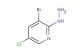 3-bromo-5-chloro-2-hydrazinylpyridine