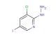 3-chloro-2-hydrazinyl-5-iodopyridine